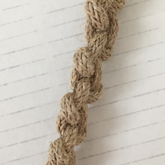 Handmade Hemp Backpack Drawstring Bag - Picture 3 of 3